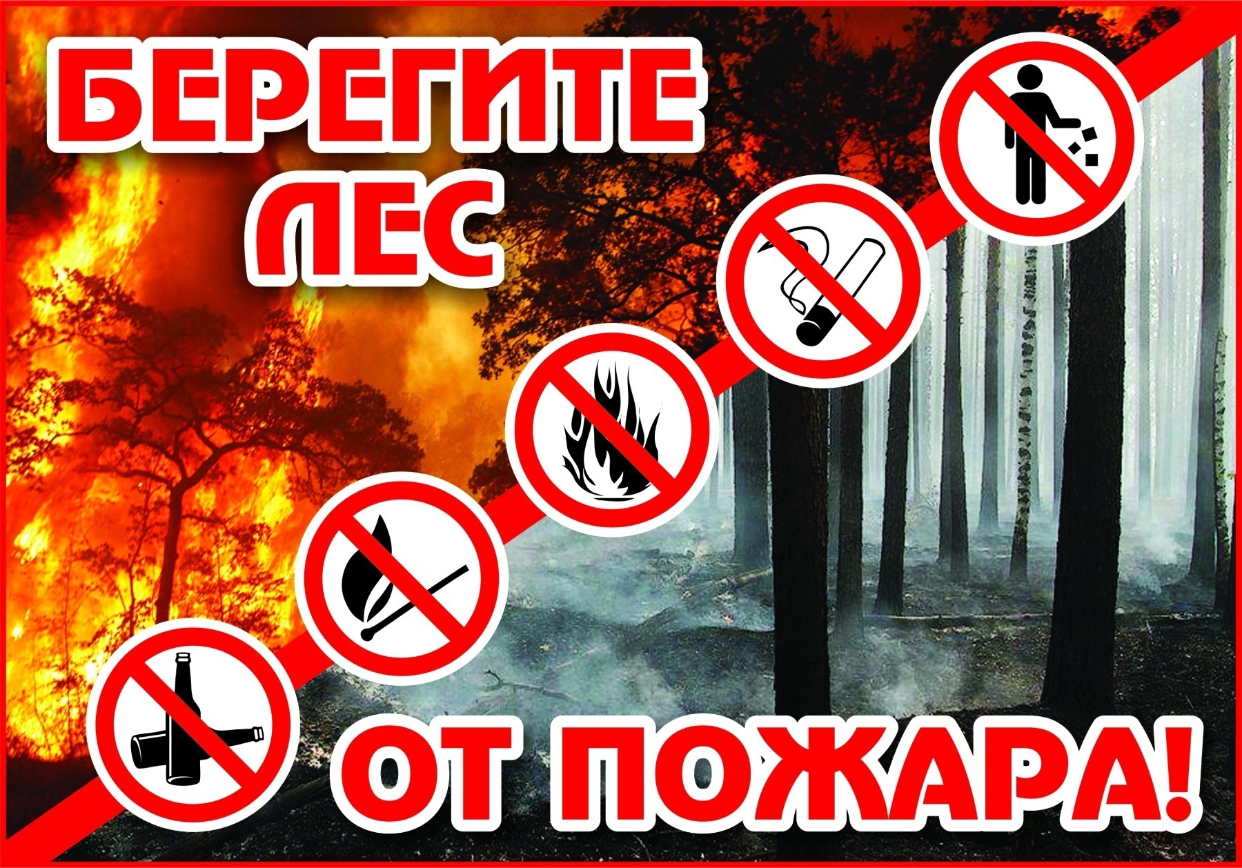 Памятка: Берегите лес.